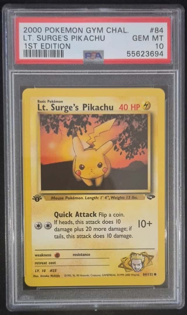 Lt. Surge's Pikachu