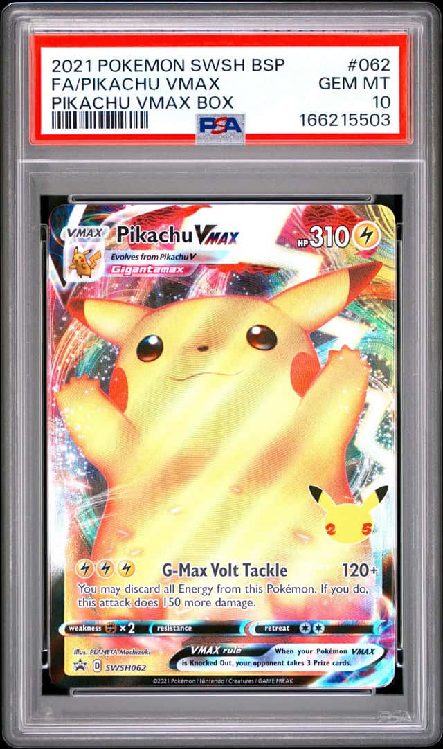Pokemon SWSH Black Star Promos Pikachu VM 2020 #SWSH062 PSA 10 GEM MINT GEM MINT