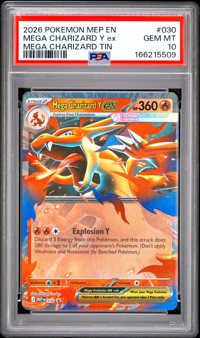 2026 Pokemon MEP Black Star Promos Mega Charizard Y ex #030 PSA 10 GEM MINT