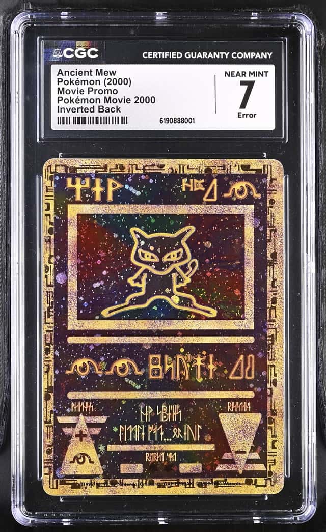 Ancient Mew Promo Inverted Back Error Pokemon Card