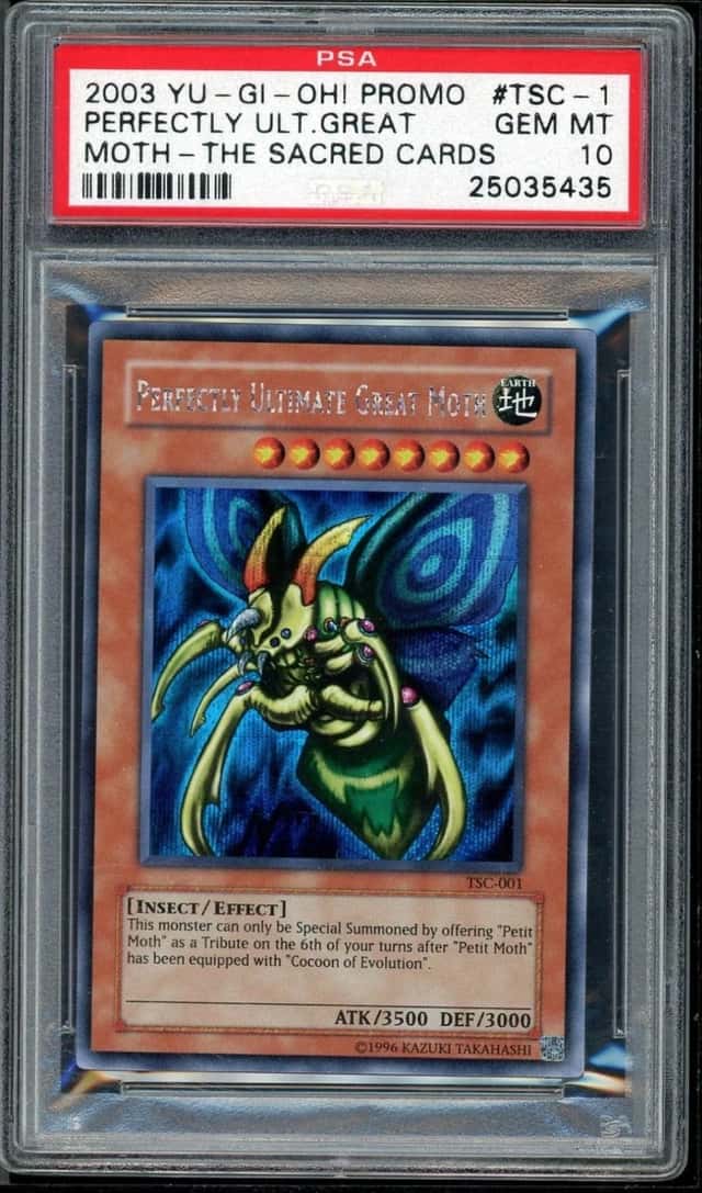 Perfectly Ultimate Great Moth TSC-001 Secret Rare Promo Yugioh PSA 10 *435