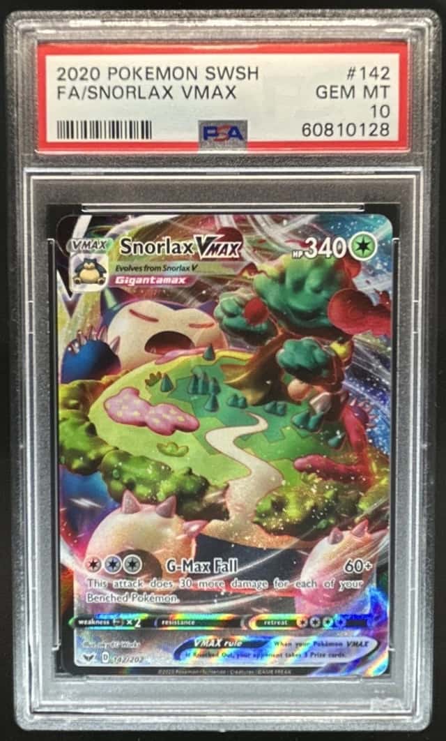 2020 Pokemon SWSH Snorlax Holo #142/202 PSA 10 GEM MINT GEM MINT