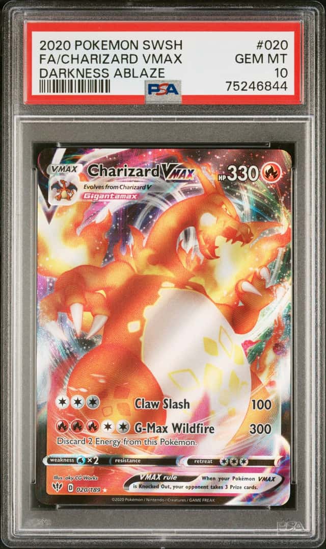 The Pokémon Company Charizard VMAX 020/189 SWSH03 Holo English PSA 10 330HP
