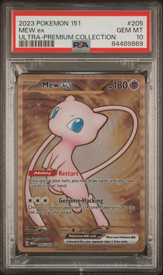 2023 Pokemon SV 151 Mew ex #205/165 PSA 10 GEM MINT GEM MINT