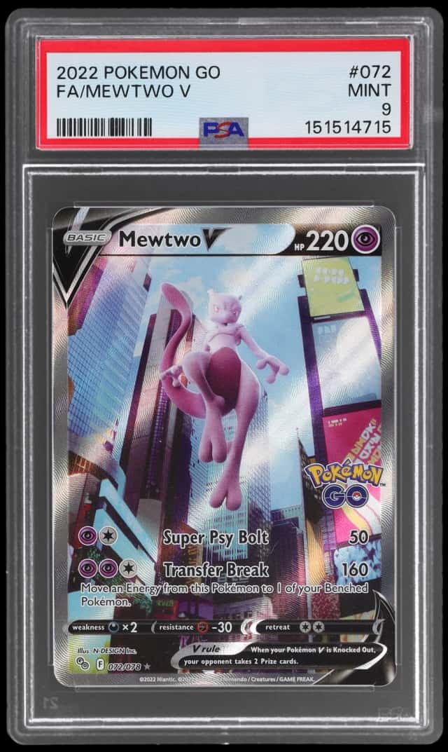 2022 Pokemon Go Mewtwo V #072