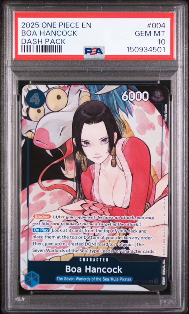 2025 ONE PIECE DASH PACK 2025 #004 BOA HANCOCK PSA 10