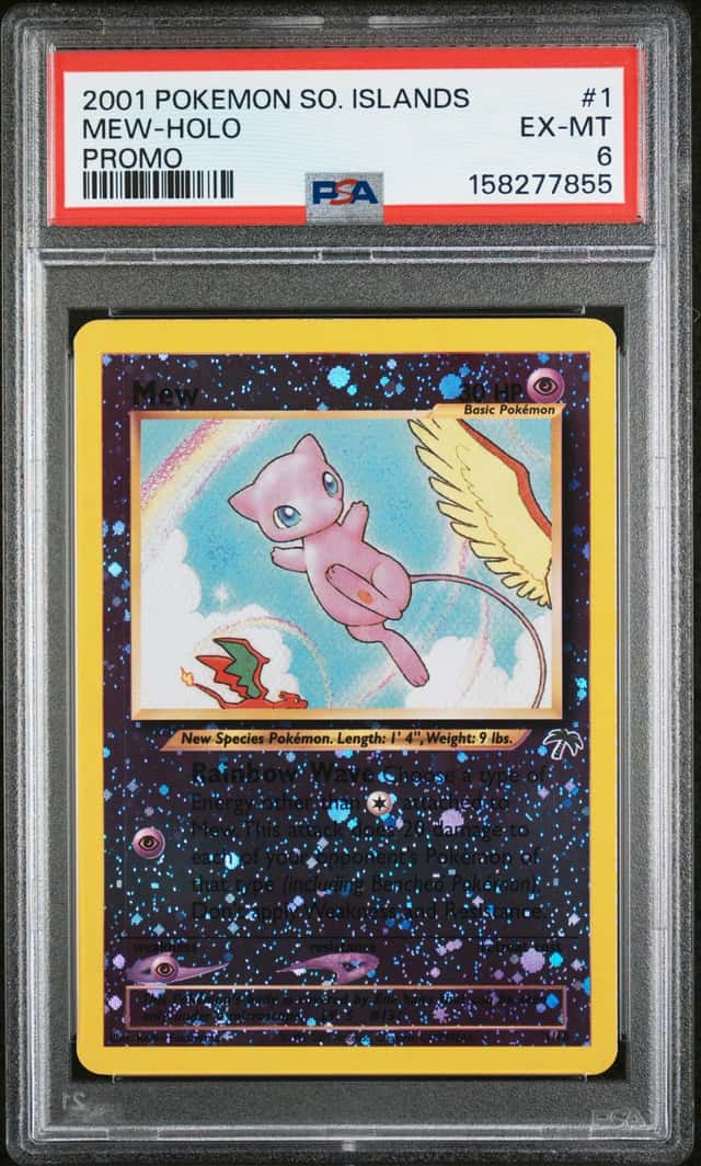 2001 Pokemon Southern Islands #1 Mew Holo Promo PSA 6 EX-MT