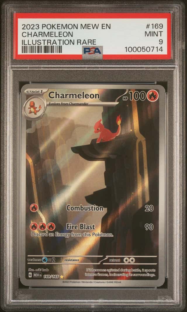 2023 Pokemon Scarlet and Violet 151 Illustration Rare Charmeleon #169