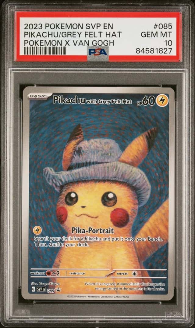 Pikachu/Grey Felt Hat