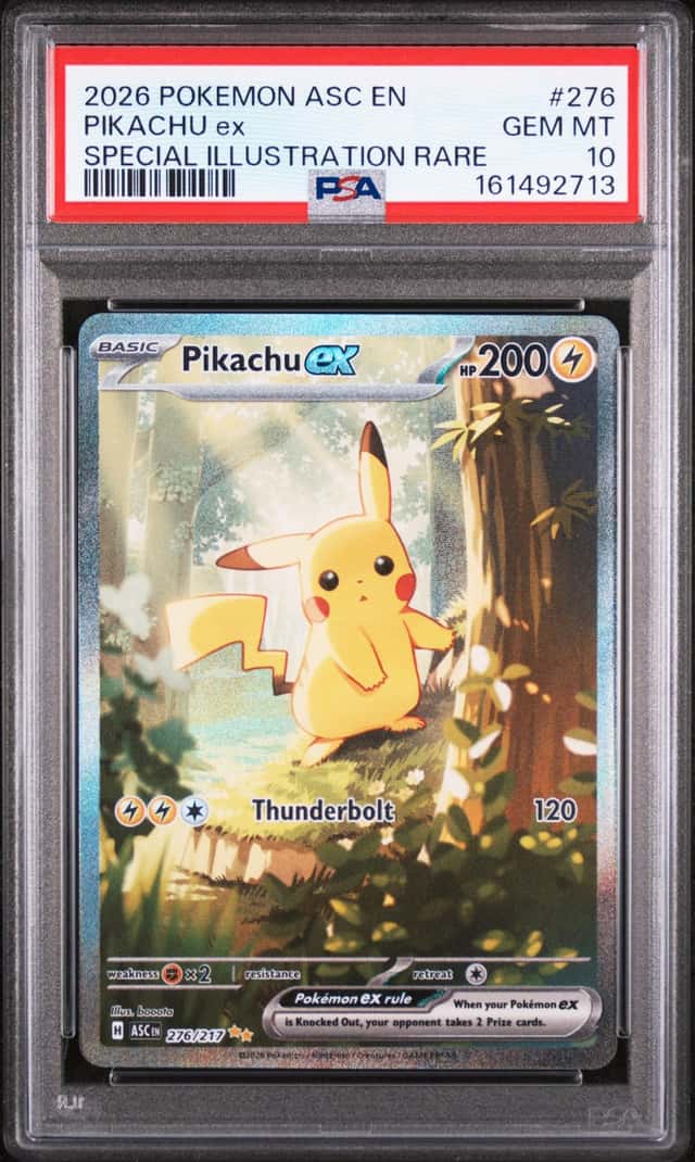 POKEMON PIKACHU ex SIR 2026 ASC EN-ASCENDED HEROES #276 PSA 10