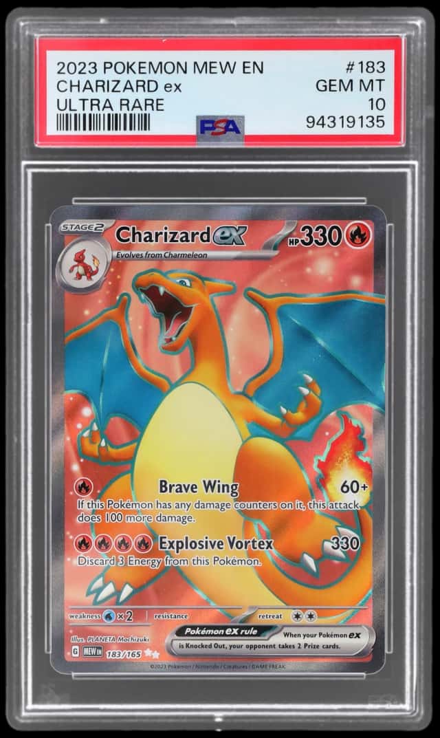 2023 Pokemon Scarlet and Violet 151 Ultra Rare Charizard Ex #183