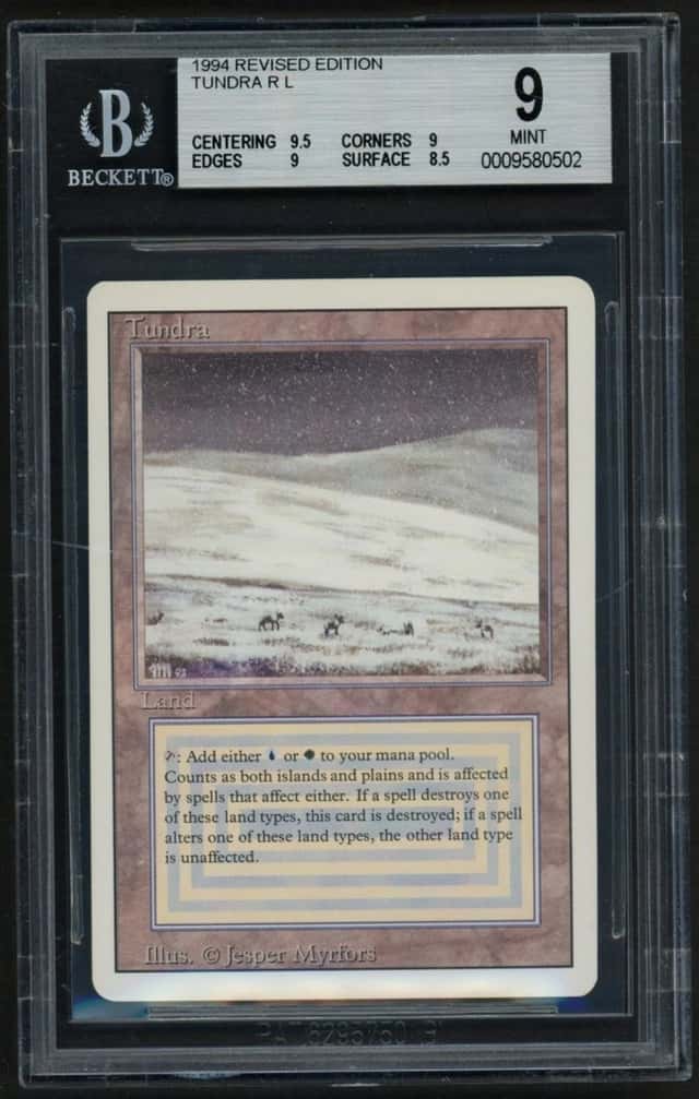 ***BGS 9 Tundra*** MTG Revised Magic Kid Icarus