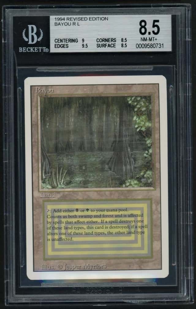 ***BGS 8.5 Quad++ Bayou*** MTG Revised Magic Kid Icarus