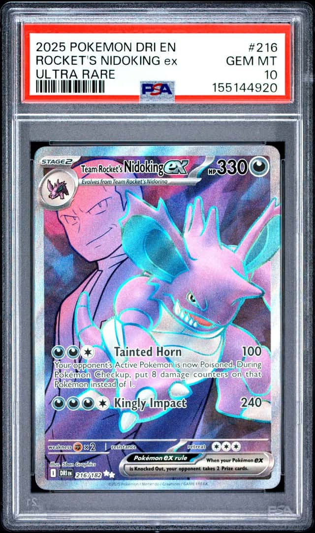 ROCKET'S NIDOKING ex