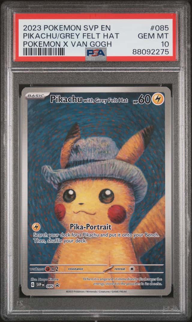 Pikachu/Grey Felt Hat