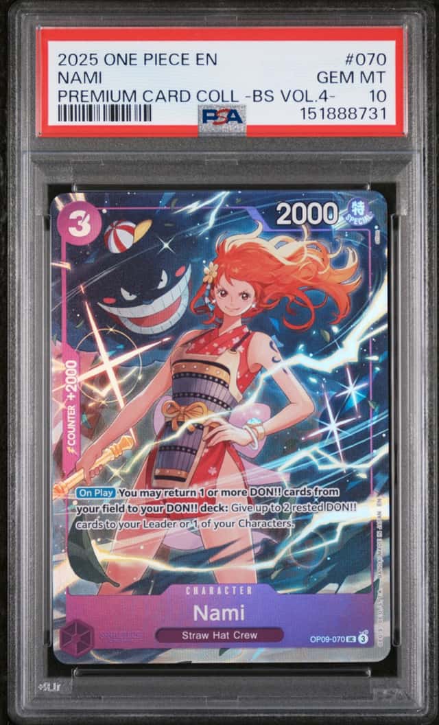PSA 10 Nami (Premium Card Collection Best Selection Vol. 4) OP09-070 One Piece