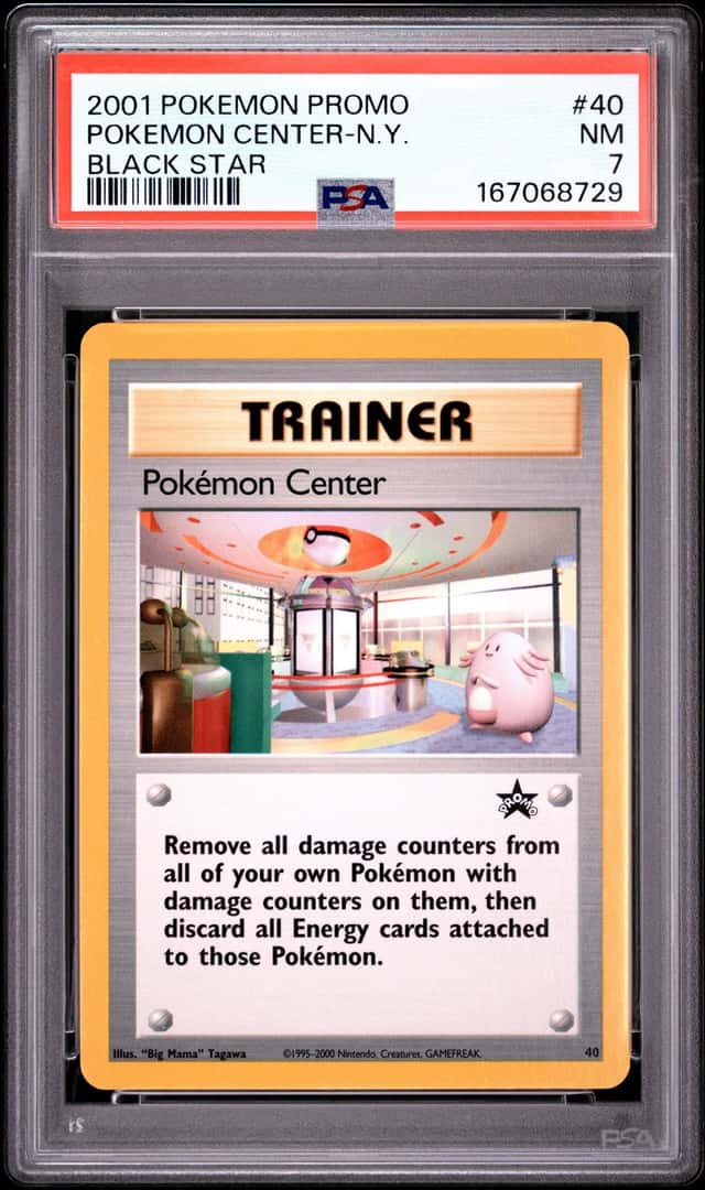 Pokemon Cards PSA 7 NM Pokemon Center Black Star Promo 2001 Ultra Rare #40