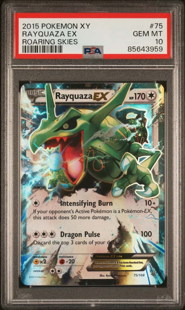 Pokemon Rayquaza EX XY Roaring Skies 75/108 PSA 10 Gem Mint