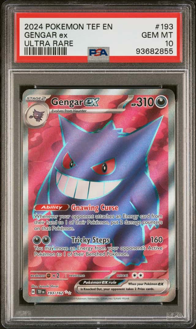 2024 Pokemon Gengar Ex Ultra Rare #193 PSA 10