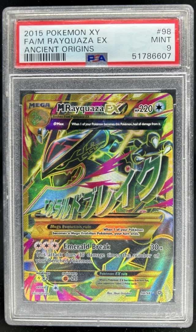 2015 Pokemon XY Ancient Origins Rayquaza Jumbo Promos #98/98 PSA 9