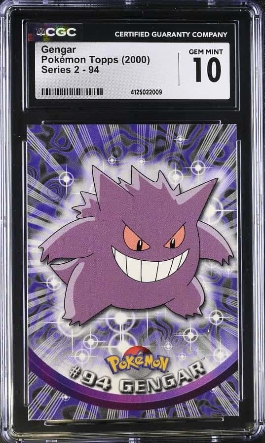 Pokémon Topps Gengar 2000 Series 2 #94 CGC 10