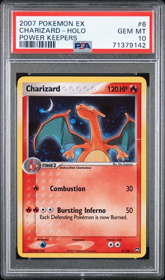 Pokemon Charizard Holo EX Power Keepers 6/108 PSA 10 Gem Mint