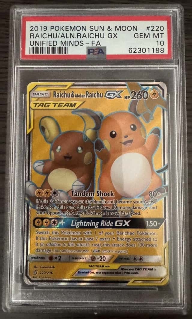 Raichu & Alolan Raichu GX