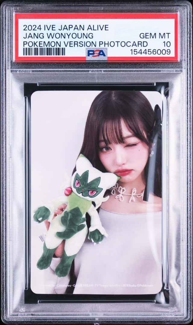 2024 IVE JAPAN 2ND EP ALIVE POKEMON VERSION PHOTOCARDS JANG WONYOUNG PSA 10