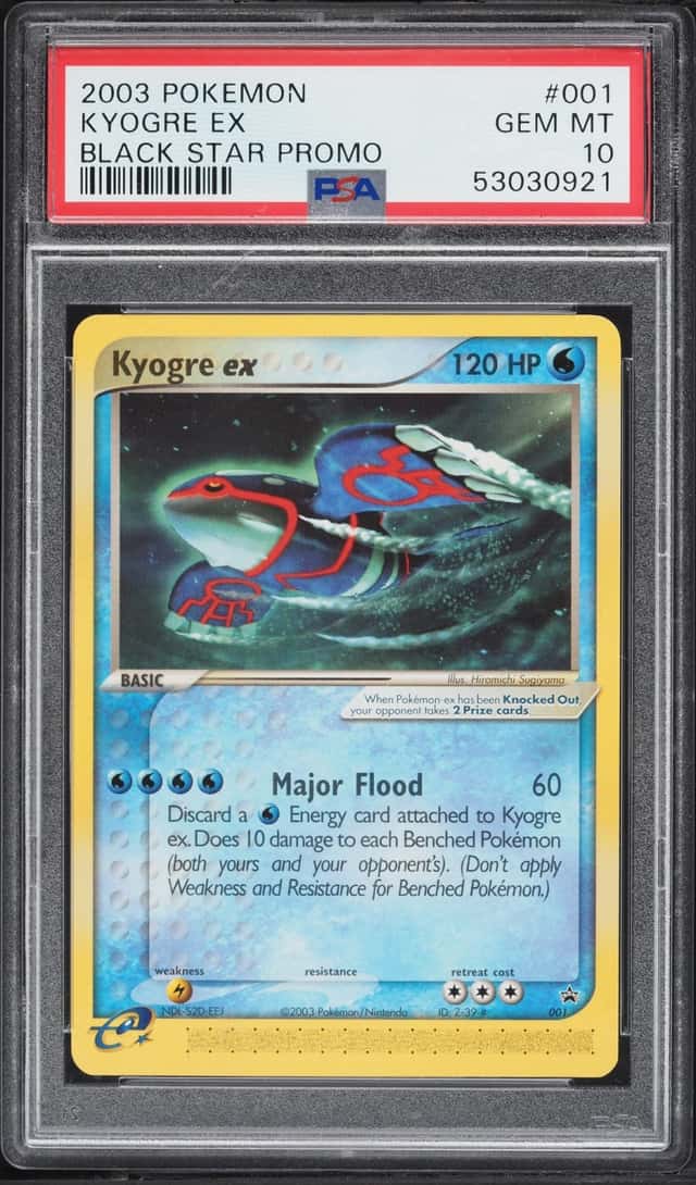 2003 Pokemon Black Star Promo Kyogre ex #1 PSA 10 GEM MINT