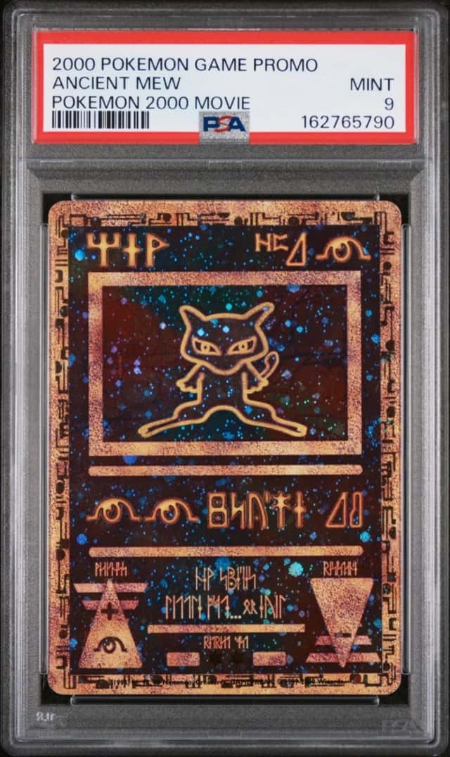 2000 POKEMON GAME MOVIE POKEMON 2000 MOVIE ANCIENT MEW PSA 9