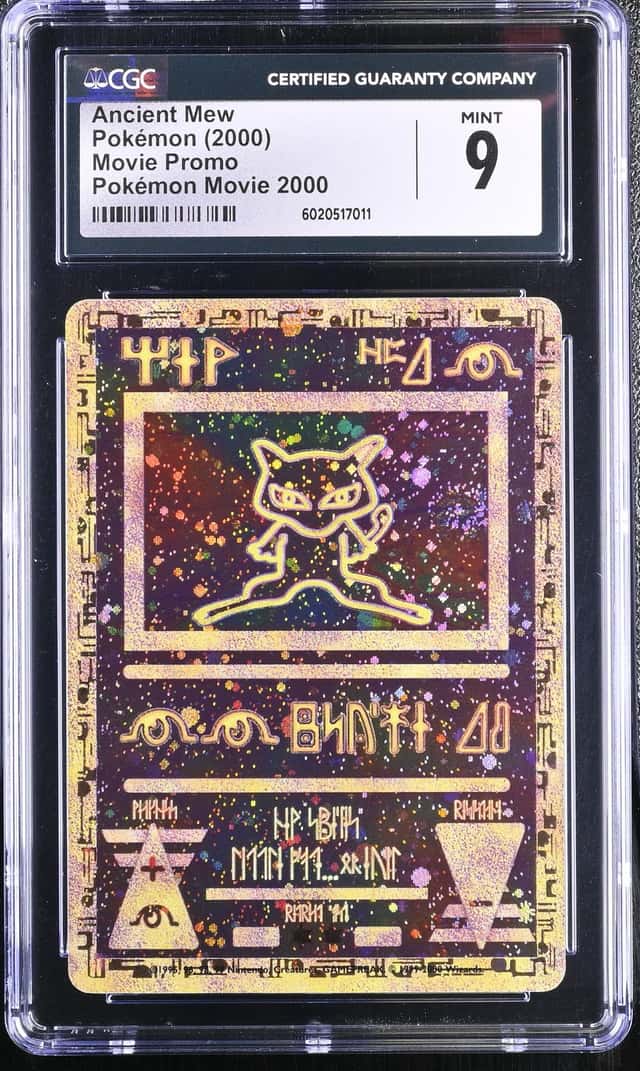 CGC 9 MINT Ancient Mew Movie Promo Pokemon Movie 2000 Pokemon Card