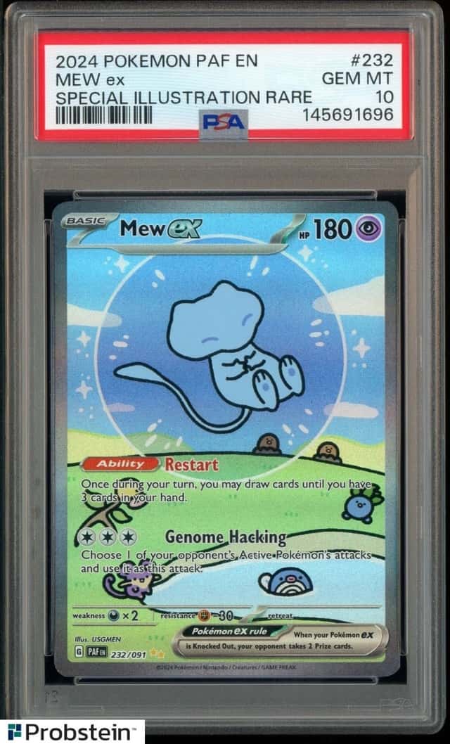 2024 Pokemon Paf En Special Illustration Rare #232 Mew Ex PSA 10 GEM MINT