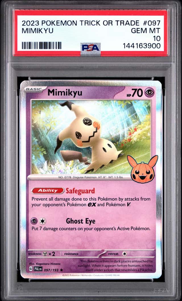 Pokemon TCG Trick or Trade #097 Mimikyu PSA 10 Gem Mint