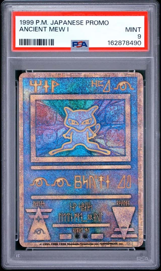 1998-99 POKEMON JAPANESE POKEMON JAPANESE PROMO ANCIENT MEW I PSA 9