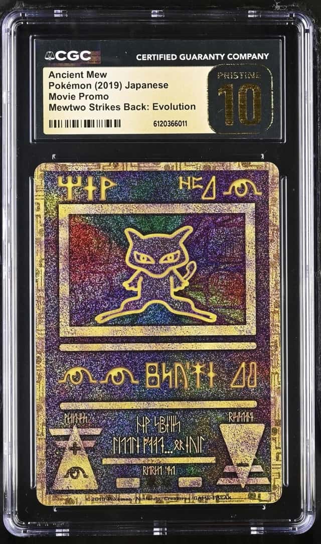 Pokemon 2019 Ancient Mew Movie Promo Mewtwo Strikes Back Evo JPN CGC 10 Pristine