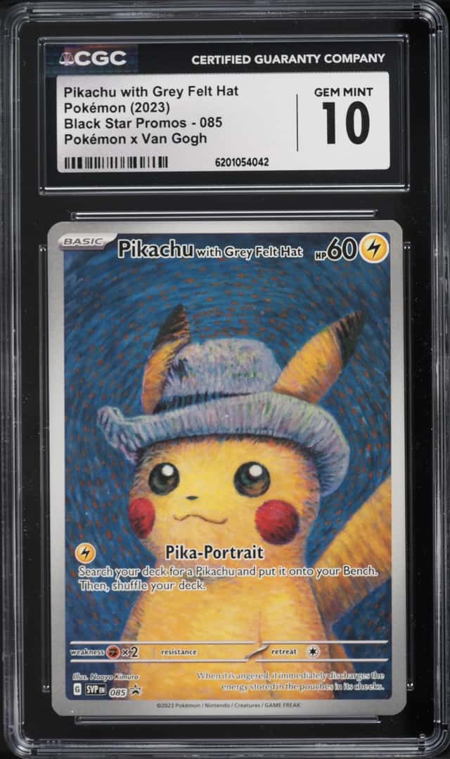 Pikachu/Grey Felt Hat