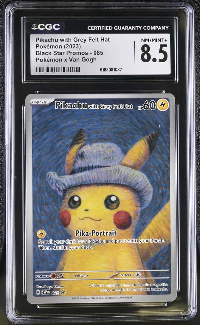 Pikachu/Grey Felt Hat