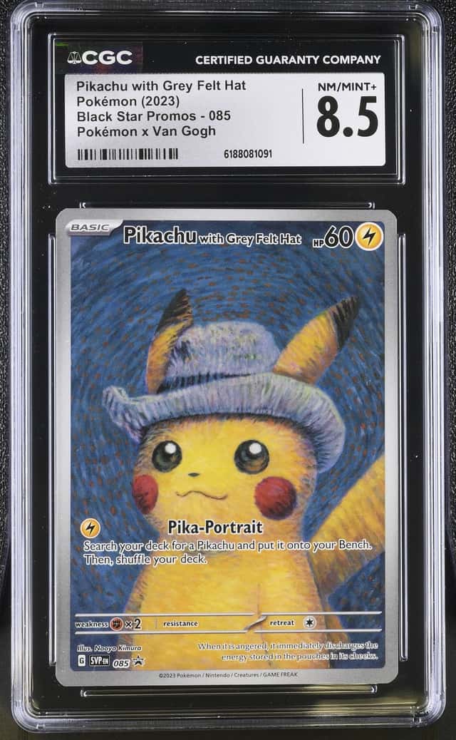 Pikachu/Grey Felt Hat