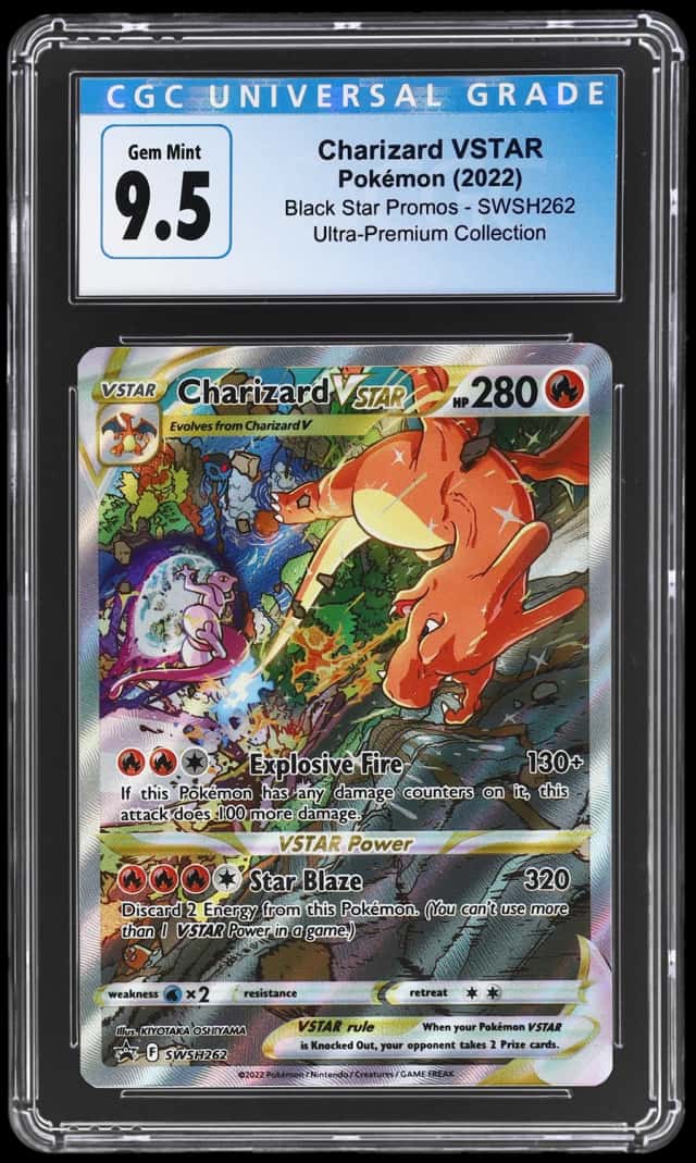 2022 Pokemon Sword and Shield Black Star Promo Ultra Premium Collection Charizard Vstar #262