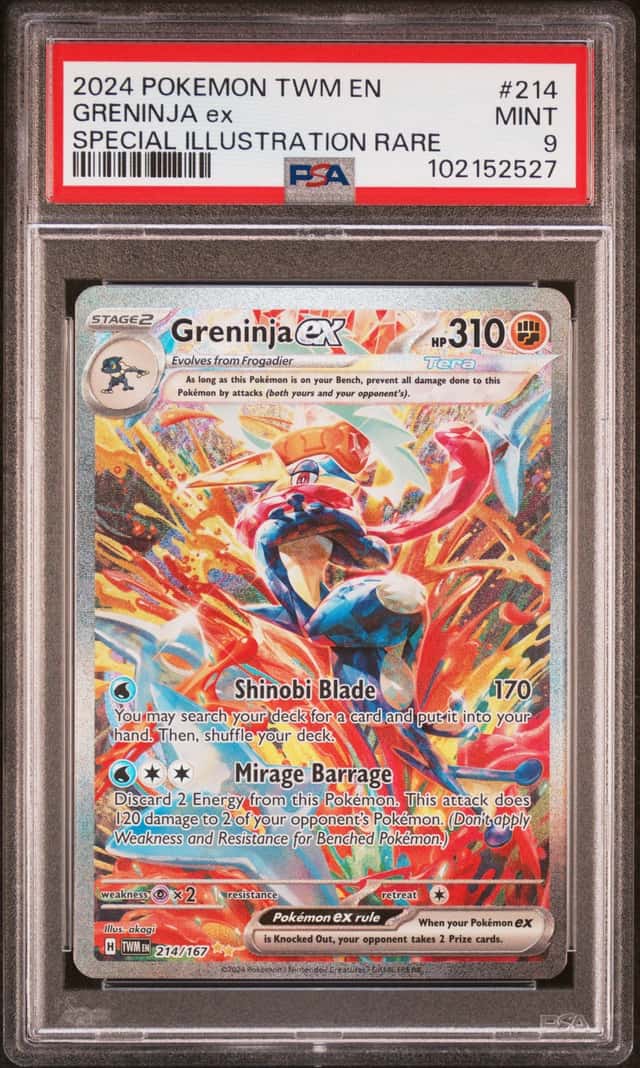 Greninja ex 214/167 (SIR) - Twilight Masquerade - PSA 9 £1 start