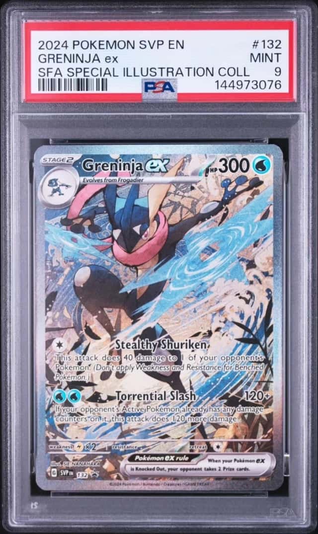 2024 POKEMON SVP EN-SV BLACK STAR PROMO 132 GRENINJA ex SFA SPECIAL ILLUSTRATION