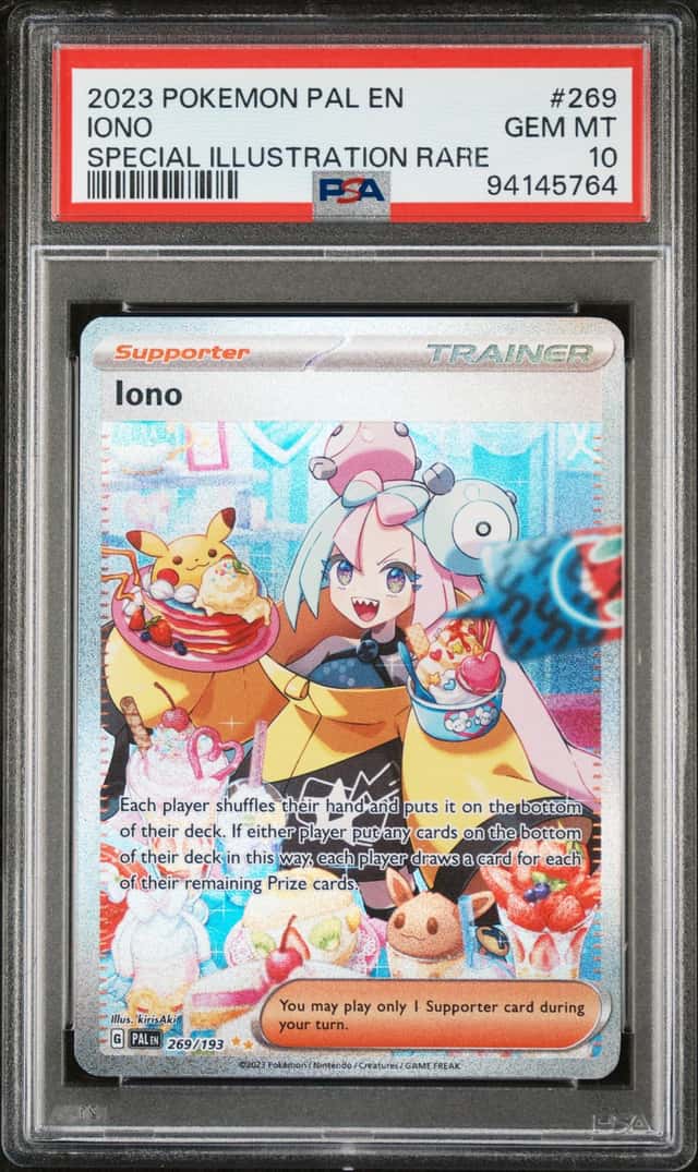 IONO PSA 10 2023 POKEMON PAL EN #269/193 SPECIAL ILLUSTRATION RARE SIR 5764