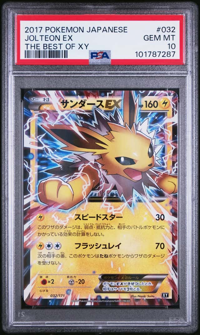 2017 Pokemon The Best of XY Jolteon EX #032/171 PSA 10 GEM MINT