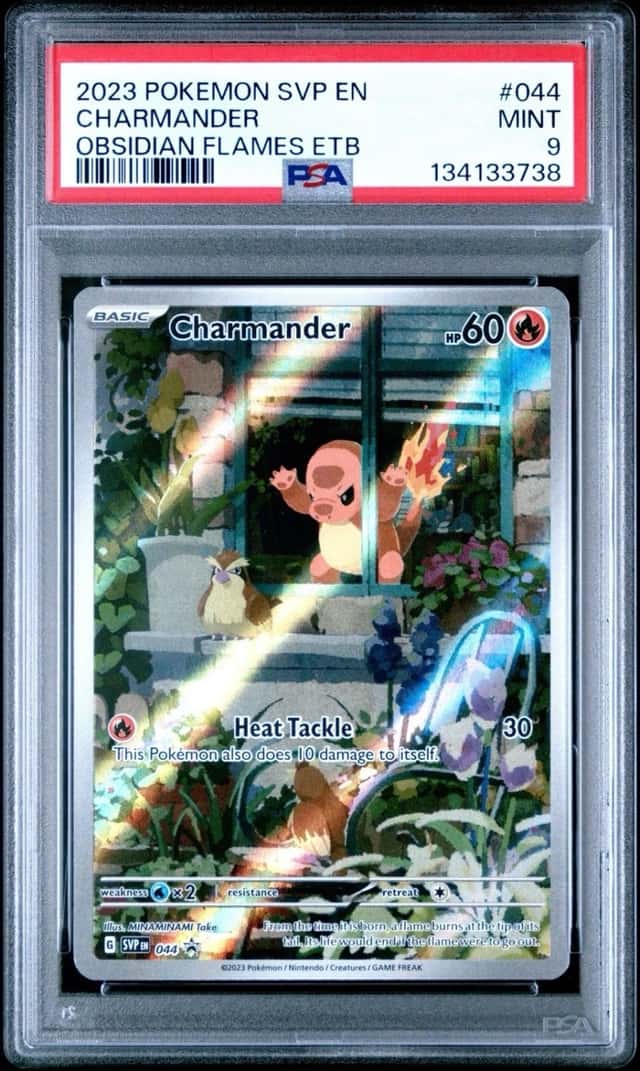 2023 Pokémon SVP ENG Charmander Promo Obsidian Flames ETB #044 PSA 10 Gem Mint
