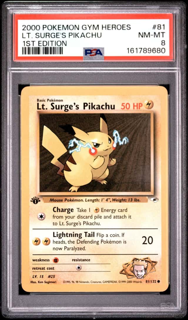 Lt. Surge's Pikachu