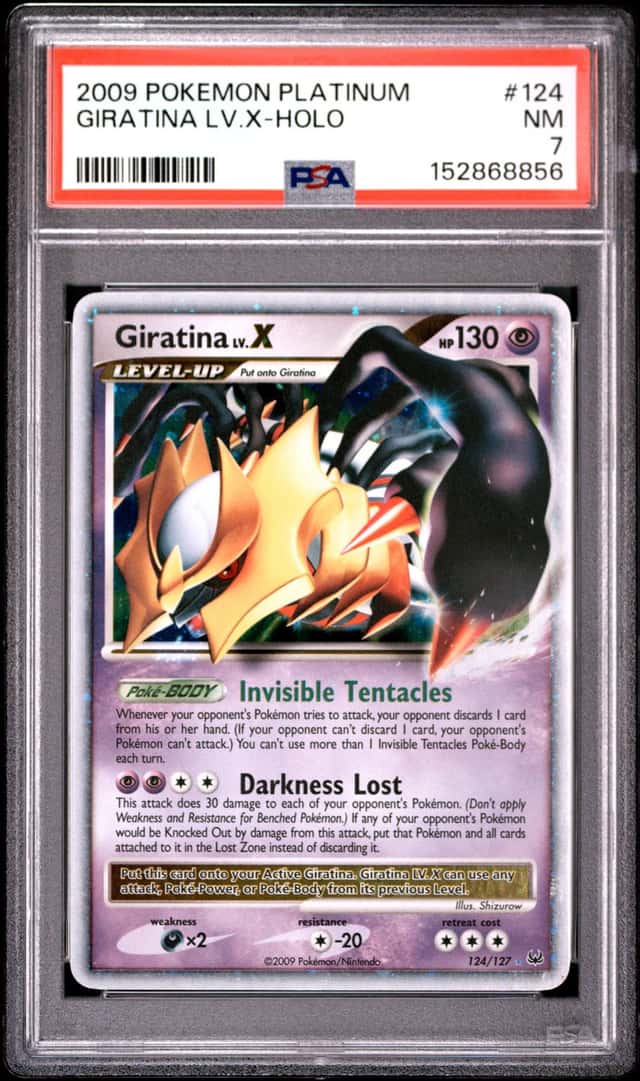 2009 Pokemon Platinum #124 Giratina LV.X Holo PSA 7 NM