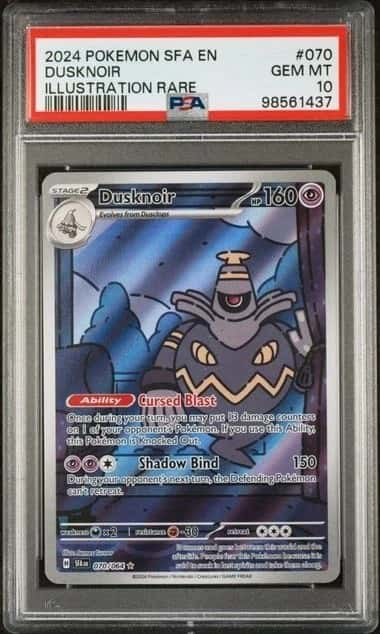 Pokemon TCG - SV6.5 Shrouded Fable - IR Dusknoir 070/064 - PSA 10