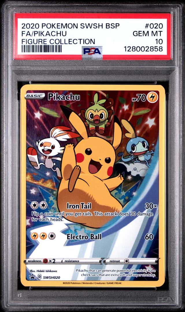 2020 Pokemon SWSH Black Star Promos Pikachu #SWSH020 PSA 10 GEM MINT