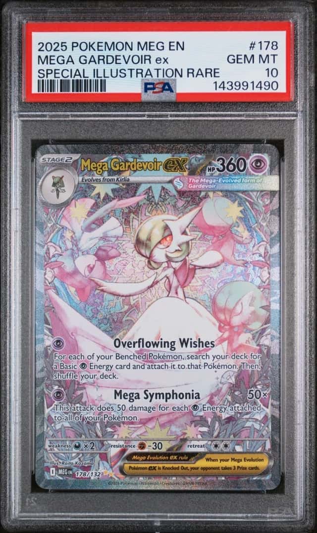 Pokemon Mega Gardevoir ex Mega Evolution 178 Special Illustration Rare PSA 10