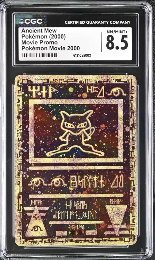Ancient Mew - Pokémon Movie 2000 Promo CGC 8.5 Near Mint